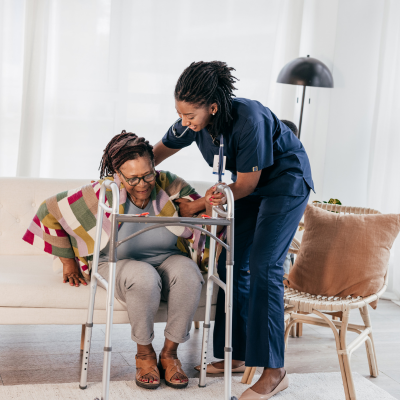 Curam live-in carer supporting at home